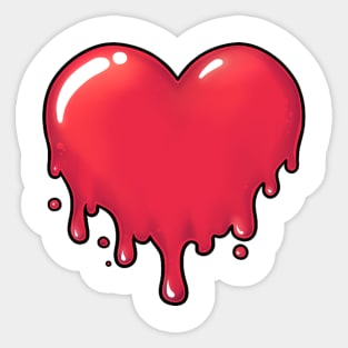 Bludd Heart Sticker